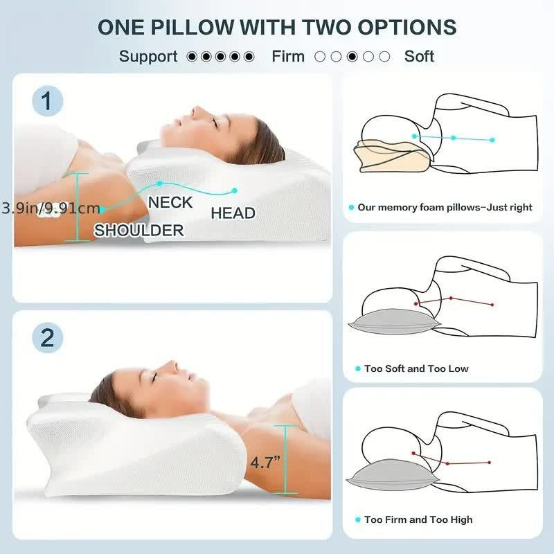 Butterfly Neck Pillow Plus - LunaFinity