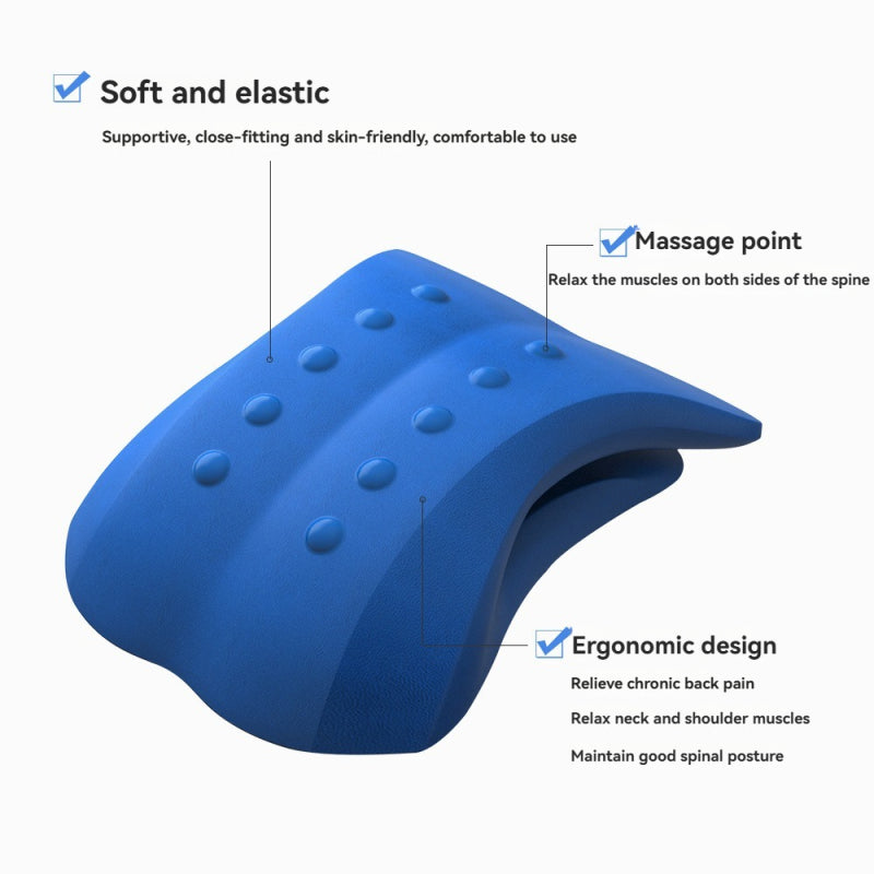 Pu Cervical Vertebra Repair Massage Pillow - LunaFinity