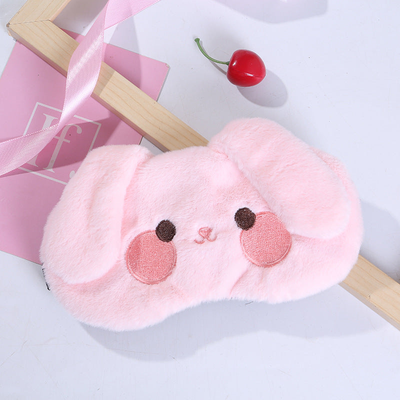 Cartoon Plush Eye Mask - LunaFinity