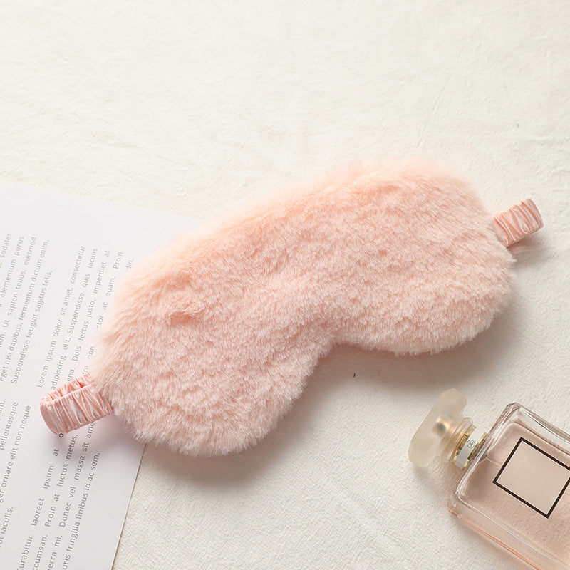 Bunny Embroidered Plush Eye Mask - LunaFinity