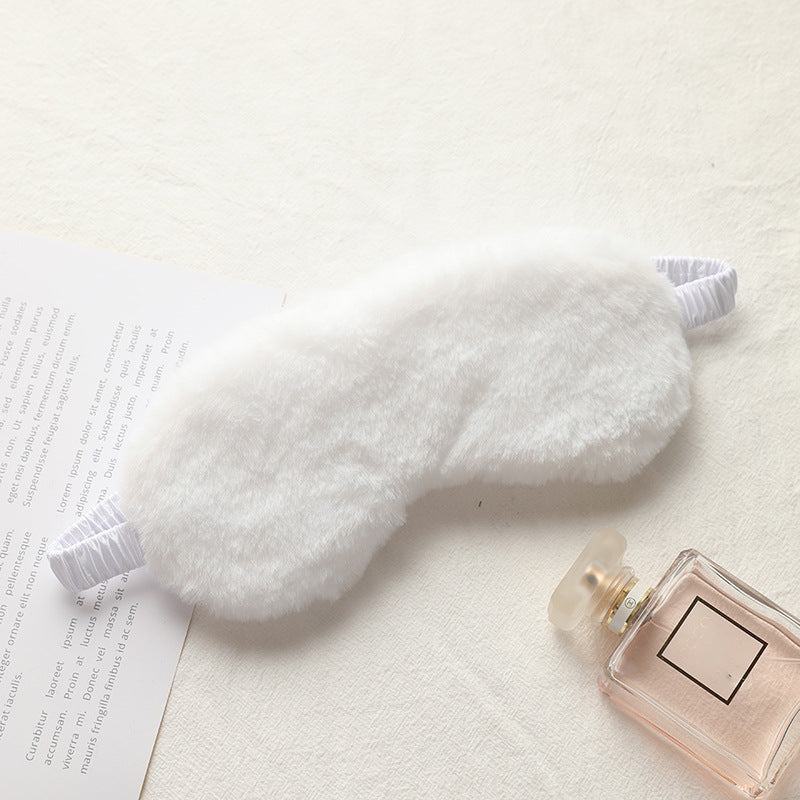 Bunny Embroidered Plush Eye Mask - LunaFinity