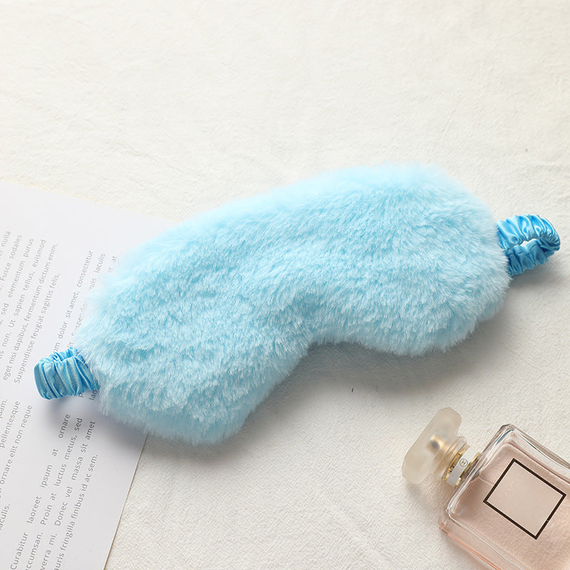 Bunny Embroidered Plush Eye Mask - LunaFinity
