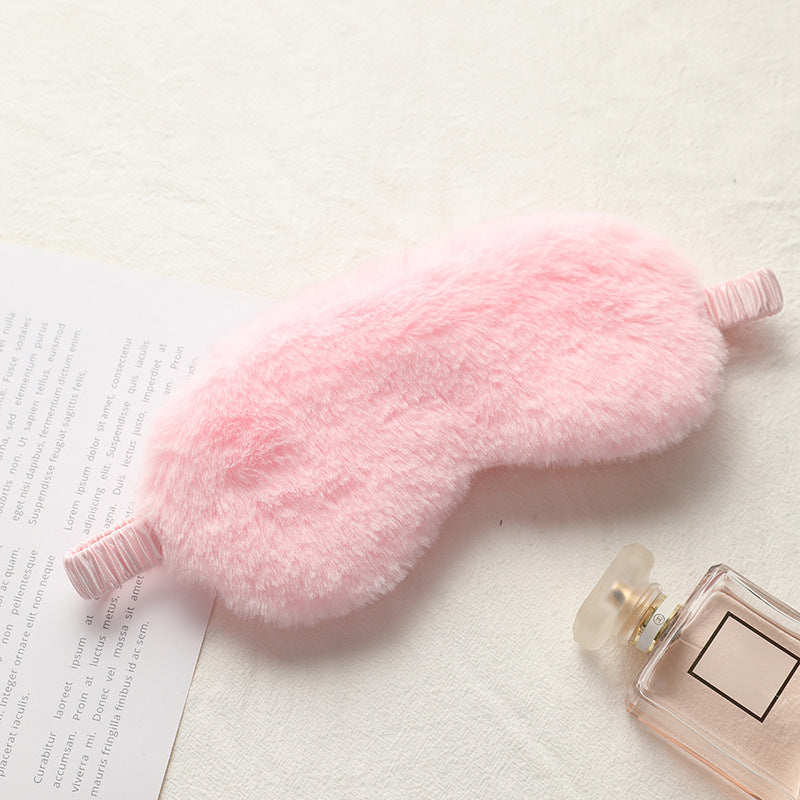 Bunny Embroidered Plush Eye Mask - LunaFinity