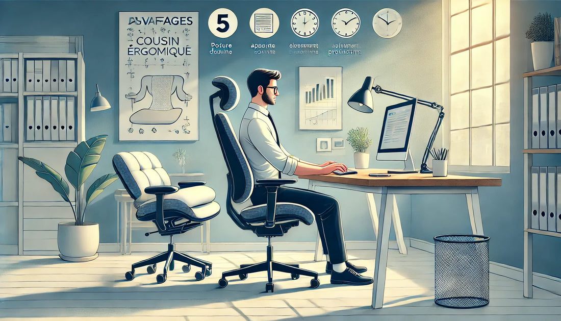 Top 5 Benefits of Using an Ergonomic Cushion at Your Desk