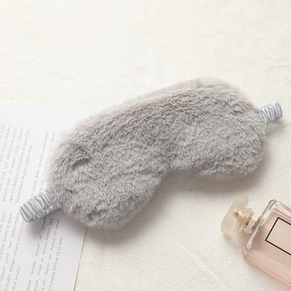 Bunny Embroidered Plush Eye Mask - LunaFinity
